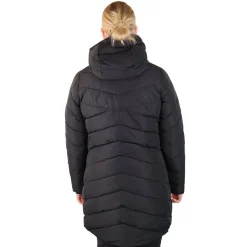 2117 of Sweden Anneberg, vinterfrakke, dame, sort