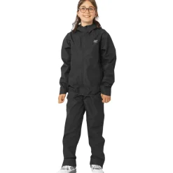 2117 of Sweden Jacks, regnsæt, junior, sort