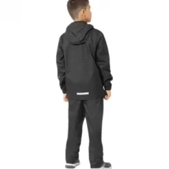 2117 of Sweden Viskafors, regnjakke, junior, sort