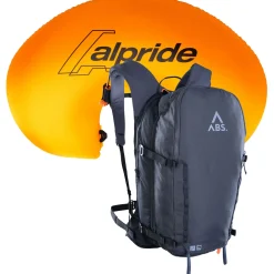 ABS A.Light E, 18L, lavinerygsæk, mørkegrå