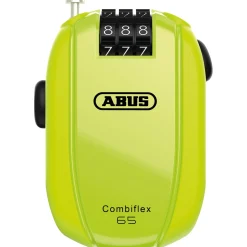 Abus Combiflex™ StopOver 65, wirelås, neon gul