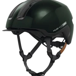 Abus Hud-Y, cykelhjelm, mørkegrøn