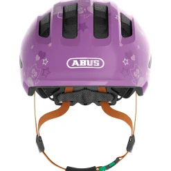 Abus Smiley 3.0, cykelhjelm, junior, purple star