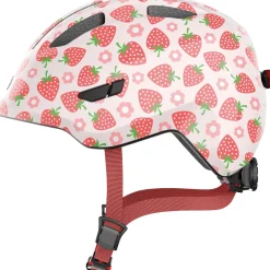 Abus Smiley 3.0 LED, cykelhjelm, junior, rose strawberry