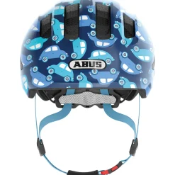 Abus Smiley 3.0 LED, cykelhjelm, junior, blue car