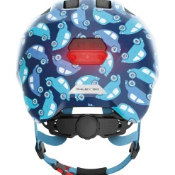 Abus Smiley 3.0 LED, cykelhjelm, junior, blue car