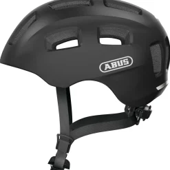Abus Youn-I 2.0, cykelhjelm, junior, mat sort