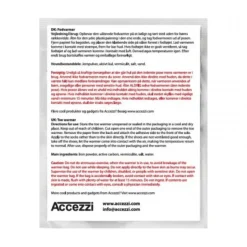Accezzi Fodvarmer/Helios Merino One 60 sæt, unisex, lyseblå