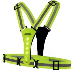 Accezzi LED refleksvest, grøn