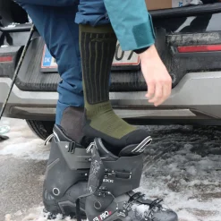 Accezzi Merino 80, skistrømper, grøn