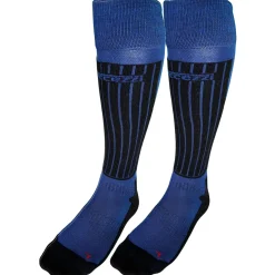 Accezzi Merino 50, skistrømper, 2 par, blå