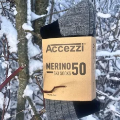 Accezzi Merino 50 skistrømper, Familiepakke