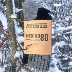 Accezzi merino skiundertøj + 2 par merino skistrømper, dame