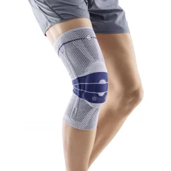Bauerfeind GenuTrain 8, knæbandage m. silikone, blå