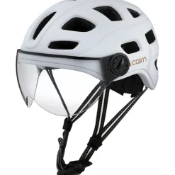 Cairn Quartz Visor, cykelhjelm, hvid