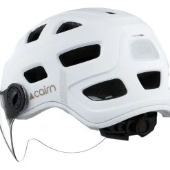 Cairn Quartz Visor, cykelhjelm, hvid