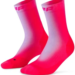 CEP Core Run EDT. GRADIENT Socks Mid Cut 5.0, løbestrømper, dame, lilla/pink