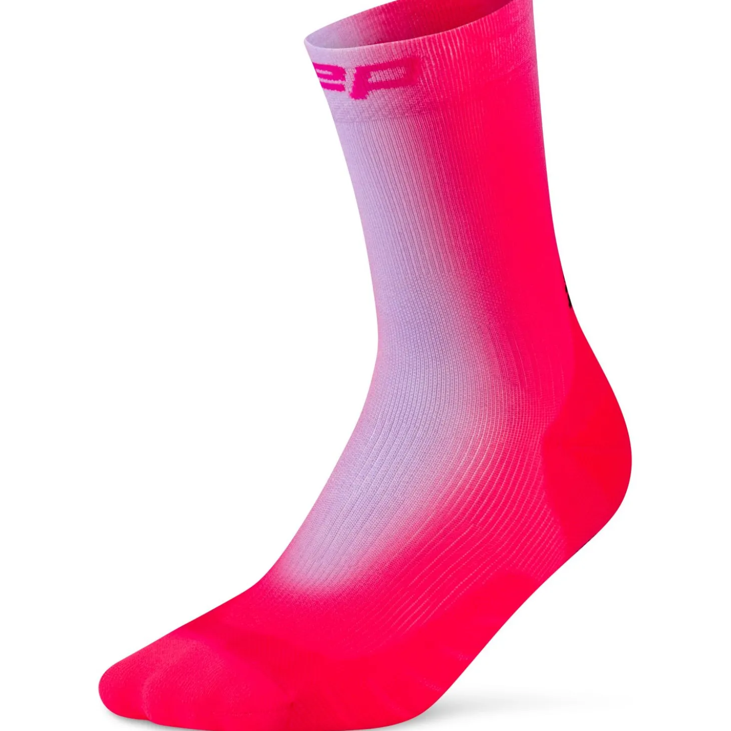 CEP Core Run EDT. GRADIENT Socks Mid Cut 5.0, løbestrømper, dame, lilla/pink