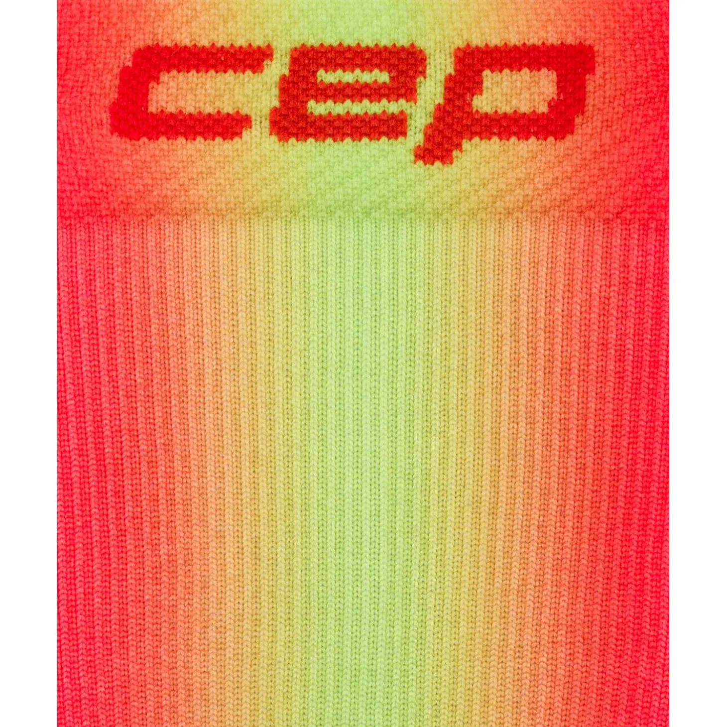 CEP Core Run EDT. GRADIENT Socks Mid Cut 5.0, løbestrømper, dame, rød/lime