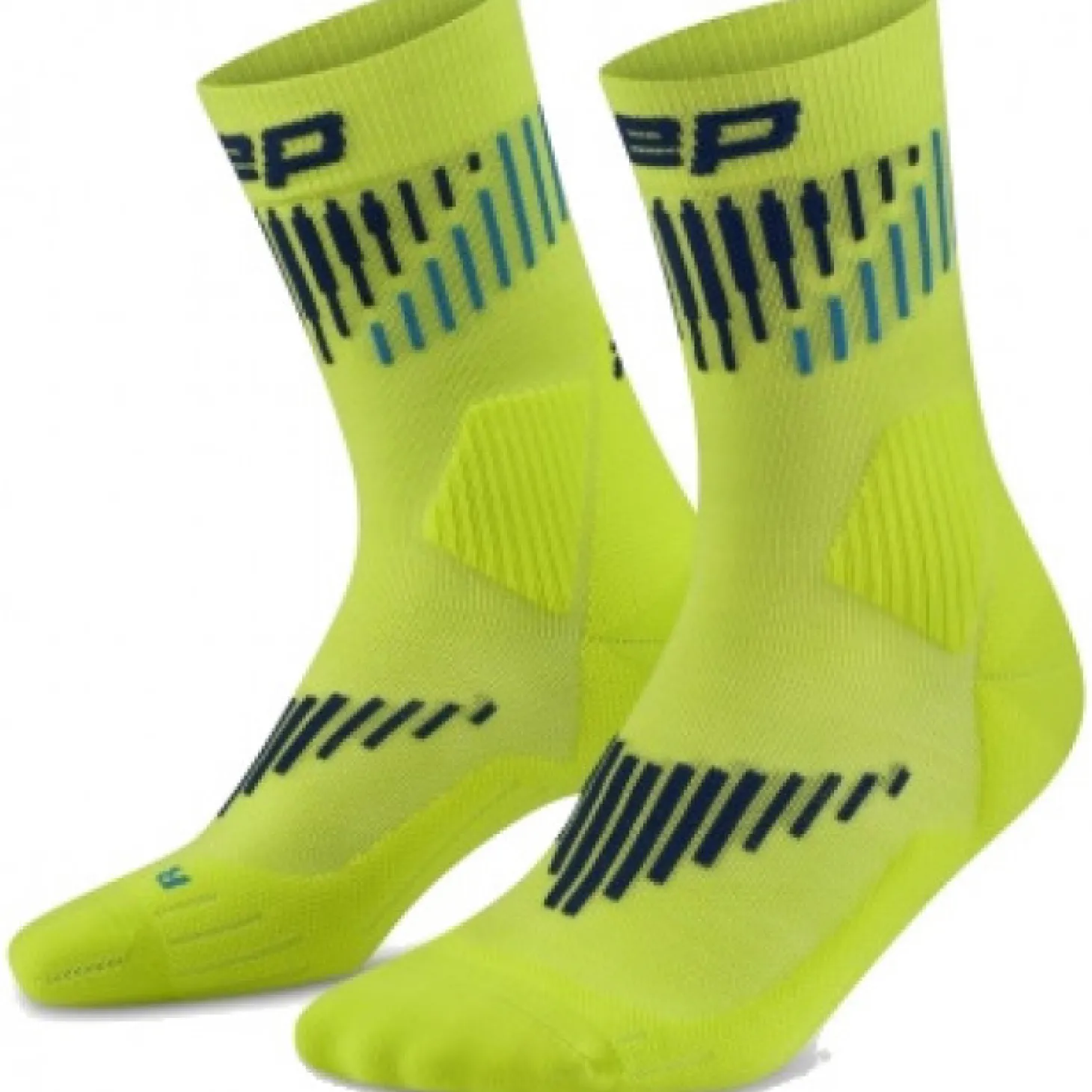 CEP Core Run Merino Socks Mid Cut 3.0, løbestrømper, herre, gul
