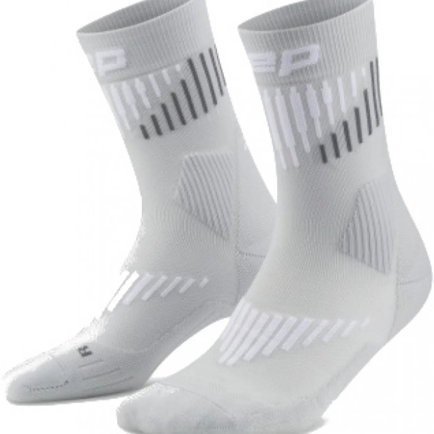 CEP Core Run Merino Socks Mid Cut 3.0, løbestrømper, herre, grå