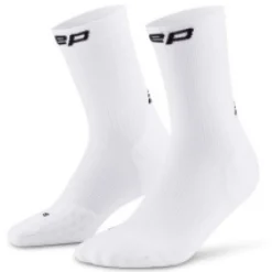 CEP Core Run Socks Mid Cut 5.0, løbestrømper, dame, white