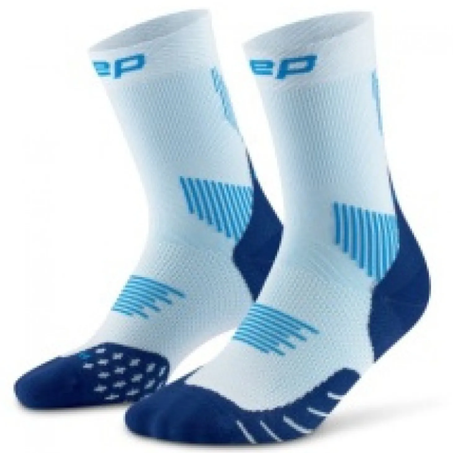 CEP Core Run Socks Mid Cut 5.0, løbestrømper, herre, lyseblå