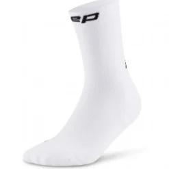 CEP Core Run Socks Mid Cut 5.0, løbestrømper, herre, hvid