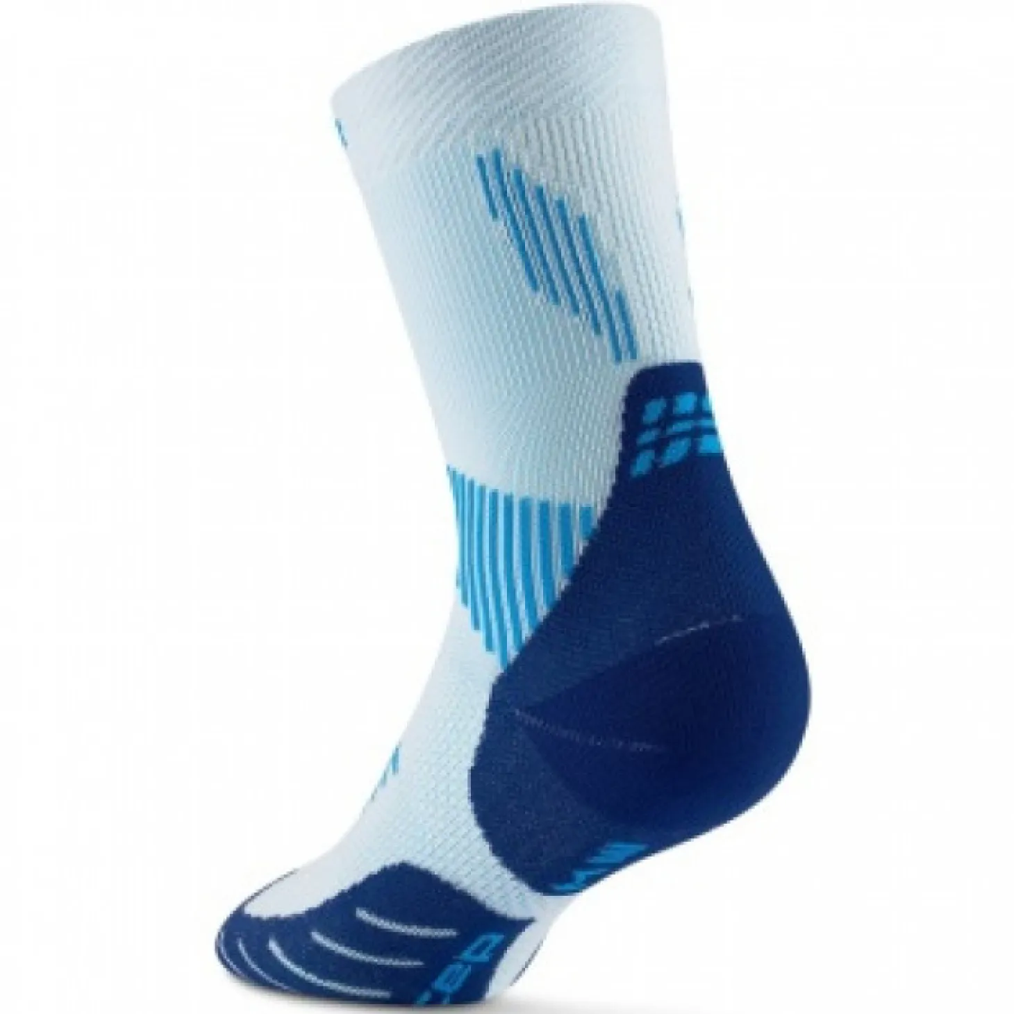 CEP Core Run Socks Mid Cut 5.0, løbestrømper, dame, lyseblå