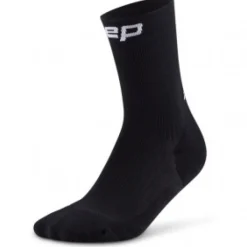 CEP Core Run Socks Mid Cut 5.0, løbestrømper, dame, sort