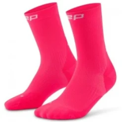 CEP Core Run Socks Mid Cut 5.0, løbestrømper, dame, pink