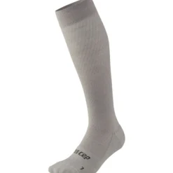 CEP Flight Socks Tall, løbestrømper, herre, lysegrå