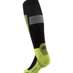 CEP Ski Merino Socks Tall 3.0, skistrømper, herre, sort/gul