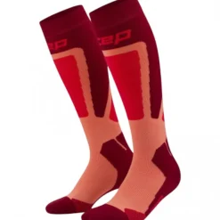 CEP Ski Thermo Socks Tall 4.0, skistrømper, dame, rød