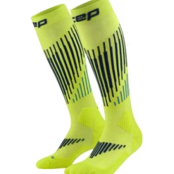 CEP Ski Touring Merino Socks Tall 3.0, skistrømper, dame, gul