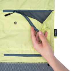 Cocoon Hanging Toiletry Kit Minimalist Light, Toilettaske, Star Grey/Wild Lime