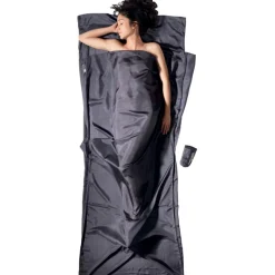 Cocoon Travelsheet, 210 x 86cm, rhino/cornflower
