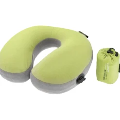 Cocoon U-shaped Neck Pillow,35x30x12 cm, Pude, wasabi/grey