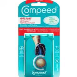 Compeed Sport - til under fødder, vabelpaster, 5 stk