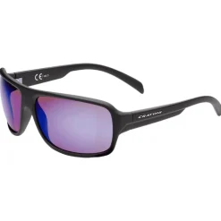 Cratoni C-Ice Color+ Driving Grey-Pink W/ Blue Mirror, solbrille, mat sort