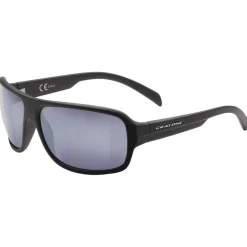 Cratoni C-Ice Color+ Lifestyle Grey-Blue W/ Silver Mirror, solbriller, sort
