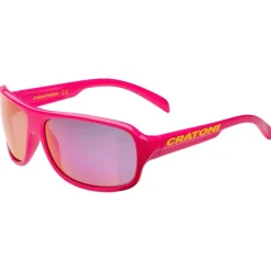 Cratoni C-Ice JR, brille, lyserød
