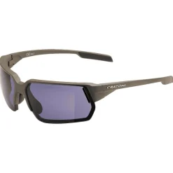 Cratoni C-Lite Color+ Lifestyle Grey-Blue W/O Mirror, solbriller, brun