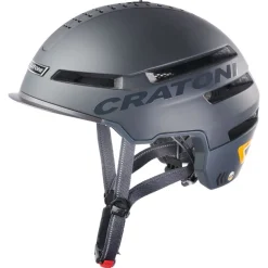 Cratoni Smartride 1.2, cykelhjelm, mat sort