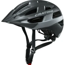Cratoni Velo-X, cykelhjelm, mat sort