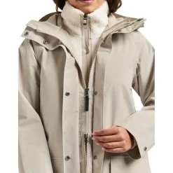 Didriksons Adria, regnfrakke, dame, clay beige