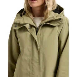 Didriksons Adria, regnfrakke, dame, olive green