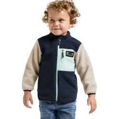 Didriksons Anten, fleecejakke, junior, mørkeblå