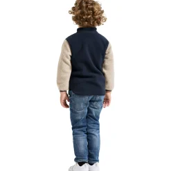 Didriksons Anten, fleecejakke, junior, mørkeblå
