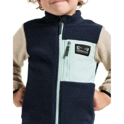 Didriksons Anten, fleecejakke, junior, mørkeblå